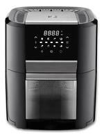 Fritadeira Elétrica Air Fryer Oven Hq 12 Litros Preto Ra015 220v
