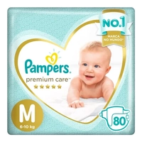 Fralda Premium Care Pampers - 80 unidades