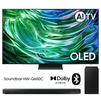 COMBO: Samsung AI TV 55 OLED 4K 55S90D 2024, Processador com AI, Painel até 144hz + Soundbar HW-Q600C, com 3.1.2 canais, Bluetooth, Subwoofer, Dolby
