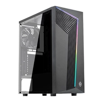 Gabinete Gamer TGT Tracer RGB c/ 3 Fans Preto