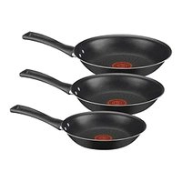 Kit de Frigideiras Antiaderentes Rochedo Limpa Fácil 18cm, 22cm e 24cm