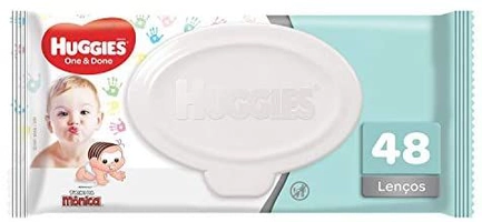 Huggies One & Done, Lenços Umedecidos, 48 toalhas | R$ 7
