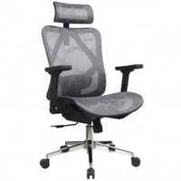 Cadeira Ergo Dr. Office Cinza com Altura Ajustável