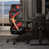 Cadeira Ergogamer Elements Vector – Preto & Vermelho