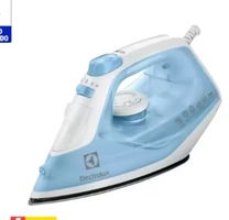 REEMBALADO: Ferro de Passar a Vapor Base Antiaderente e Spray Electrolux Easyline SIE60 Azul - 110V