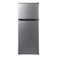 Geladeira Refrigerador Compacto HQ Defrost 140 Litros Preto Inox HQ-140RDF