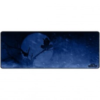 Mousepad Gamer Grande Ninja Control 800x300mm com Estampa, Borda Costurada e Antiderrapante - Blue