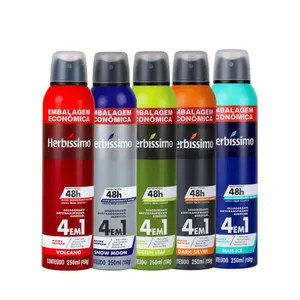 [VIP/R$32,90] Kit x5 Unidades Desodorante Antitranspirante Herbíssimo 250ml (cada)
