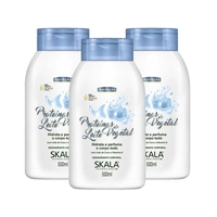 Kit Loção Hidratante Skala Proteínas de Leite Vegetal 500ml - 3un | R$15
