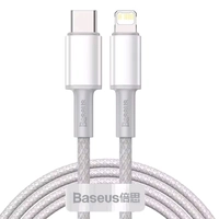 [R$6,98 Moedas] Cabo Baseus 20w usb tipo c 2 metros para Iphone 14 13 12