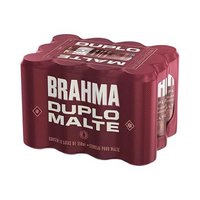 [REC] Pack Cerveja Brahma Duplo Malte Lata Sleek - com 12 unidades 350ml