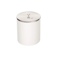 Lixeira com Corpo em Polipropileno e Tampa Inox 5 Litros, Tramontina, Inox