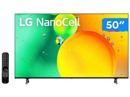 Smart TV 50” 4K LED LG NanoCell 50NANO75 - Wi-Fi Bluetooth HDR Alexa Google Assistente