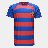 Camisa Masculina Barcelona Azul e Vermelha