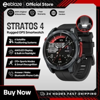 [Taxa Inclusa] Zeblaze Stratos 4 Smartwatch GPS, Relógio Inteligente 