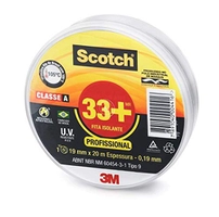 (REC) Scotch, 3M, Fita Isolante, 33+, 19mm x 20m, Preta