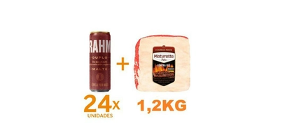 [CLUBE] 24Un Brahma Puro Malte 350ml + 1.2Kg Contra Filé Maturatta | R$89