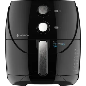 Fritadeira Elétrica Cadence Sem Óleo Super Light Fryer 3,8L Preto FRT555 110v