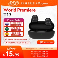 Fone de ouvido QCY T17  Bluetooth True Wireless Earbuds BT5.1 HIFI 