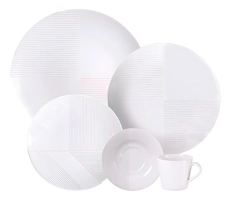 Jogo de Jantar Grid em Porcelana 20 Peças