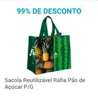 [Usuários Selecionados] Sacola Retornável Pão de Açúcar