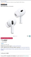 AirPods Pro 2 com Estojo MagSafe USB-C Branco (Pix) 
