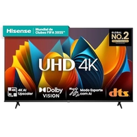 Hisense Smart TV UHD 4K DLED 58 Polegadas 58A6K com HDR10+ Dolby Vision Game Mode Controle por Voz Alexa Built-In AirPlay