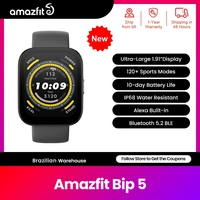 【DoBrasil】 Relógio Inteligente GPS 46mm Bip 5 Amazfit
