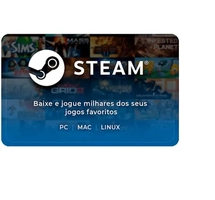 [Via recarga Pay/Primeira Compra}  Gift Card Digital Steam R$ 100