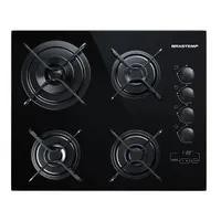Cooktop 4 bocas Brastemp com duplachama e timer touch - Bivolt | R$ 605