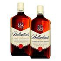 [61R$ a Unidade] Kit Whisky Escocês Ballantines Finest 1litro com 2 unidades