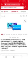 (AME 4250) Kit Smart TV QLED 55+ Nu7100 40 polegadas