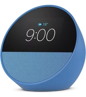 Alto-falante inteligente Amazon Echo Spot 2024, cor azul, aço