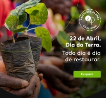 Dia da Terra - Troque 20 pontos por 1 árvore