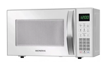 [147 Pontos Vale Bônus] Micro-ondas Mondial Mo-01-21-w Com Função Tira Odor 21 Litros Branco 127V
