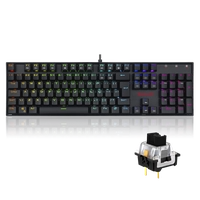 Teclado Mecânico Gamer Redragon Mitra K551 RGB, Switch Black, ABNT2, Black