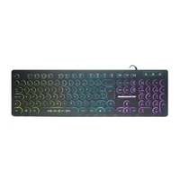Teclado Gamer Steampunk Anti Ghost K-mex Km76