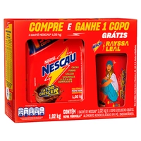 (Regional)Kit Achocolatado em Pó Nescau 1,02Kg Grátis Copo Exclusivo Rayssa Leal