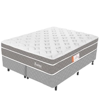 [R$807 AME+CC Americanas] Cama Box Queen Colchão Molas Ensacadas Nasa Ortopédico D33 com Pillow - Bf Colchões | R$1.615