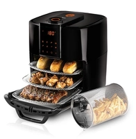 Fritadeira Elétrica Masterchef Oven By Mallory 12 Litros Com 1700W, Paneil LED, Multi Função Air Fryer, Forno e Desidratador – 127V ou 220V
