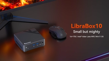 [MOEDAS + CUPOM] Mini PC Librabox10 Intel N95 16/512 GB RAM DDR5 Wi-Fi