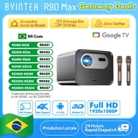 Do Brasil] Projetor BYINTEK-R90 Full HD 1080P