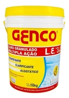 Kit Balde 3 Em 1 Cloro P/ Piscina Genco Multiação 10kg
