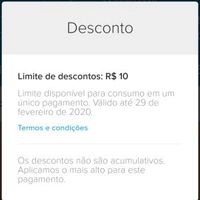 [Usuários selecionados] R$10 OFF em Recarga acima de R$15,00
