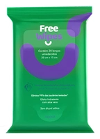 (REC) Lenços Umedecidos Antissépticos Free Wipes, Freeco