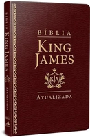 Bíblia King James Atualizada Slim | Kja | Vinho Couro
