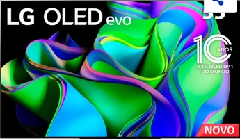 Smart TV 55" LG OLED 4K OLED55C3PSA com processador ThinQ AI, WebOS 