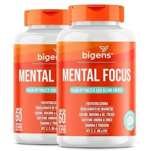 [2kits | REC | +POR- | R$ 35,56/kit] kit Bigens Mental Focus, 2x 60 Cápsulas