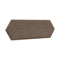 Cabeceira Queen Tangram Marrom | R$325