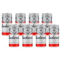 [R$3 Cada] Cerveja Budweiser Pilsen Lager 269ml 8 Unidades
